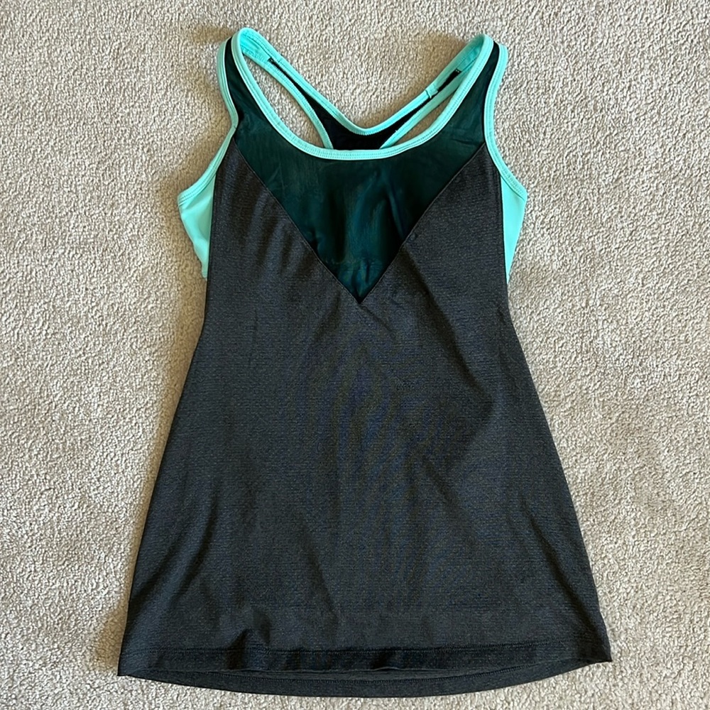 Express Core Performance Two-In-One Workout Tank … - image 1